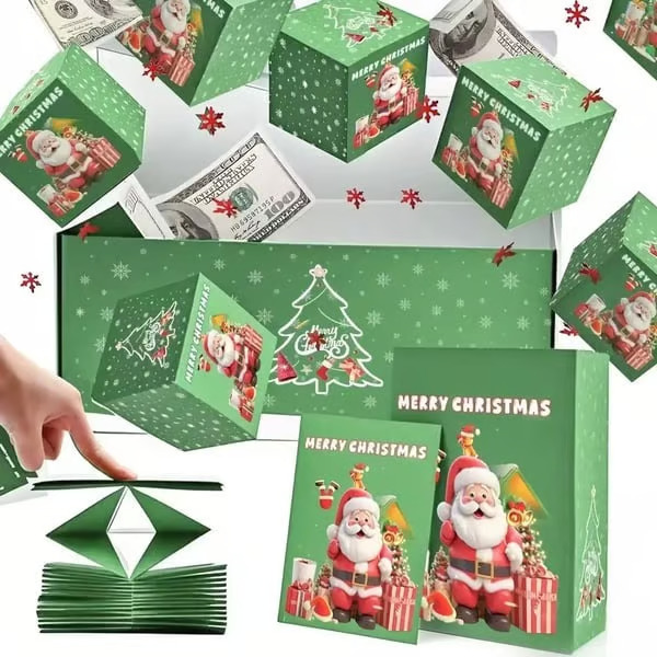 🔥LAST DAY🎁Surprise Gift Box Explosion Unique Folding Bouncing Red Envelope Cash Box