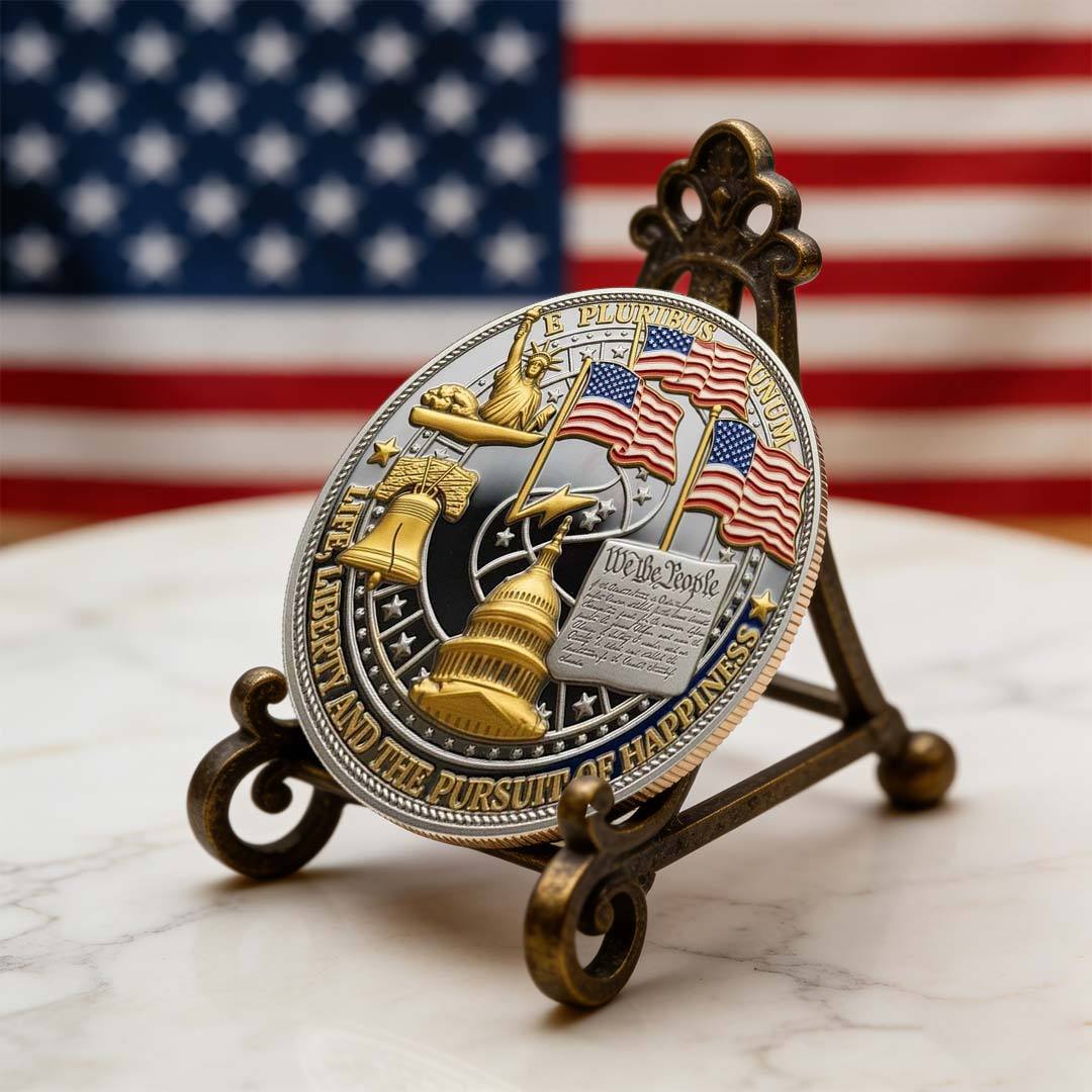 Flash Sale 60% OFF -“250 Years of Freedom” – America Semiquincentennial Commemorative Coin (1776–2026) 🇺🇸🪙