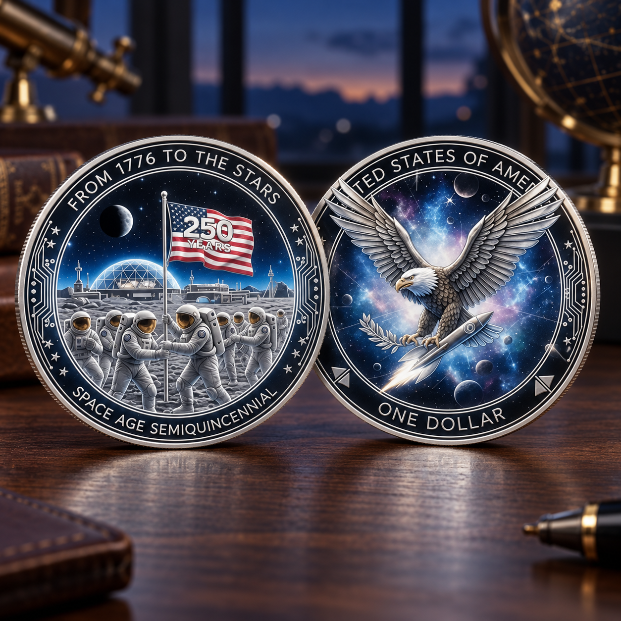 🚀 America 250 To the Stars Collectible Coin