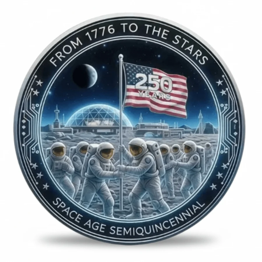 🚀 America 250 To the Stars Collectible Coin
