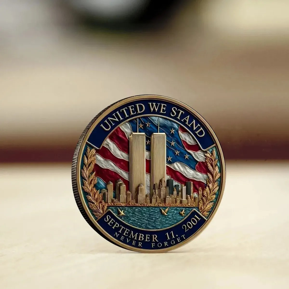 9/11 United We Stand Memorial Coin – September 11, 2001 Never Forget | Patriotic Remembrance Challenge Coin 🎖️ | Last Day 50% OFF 🔥