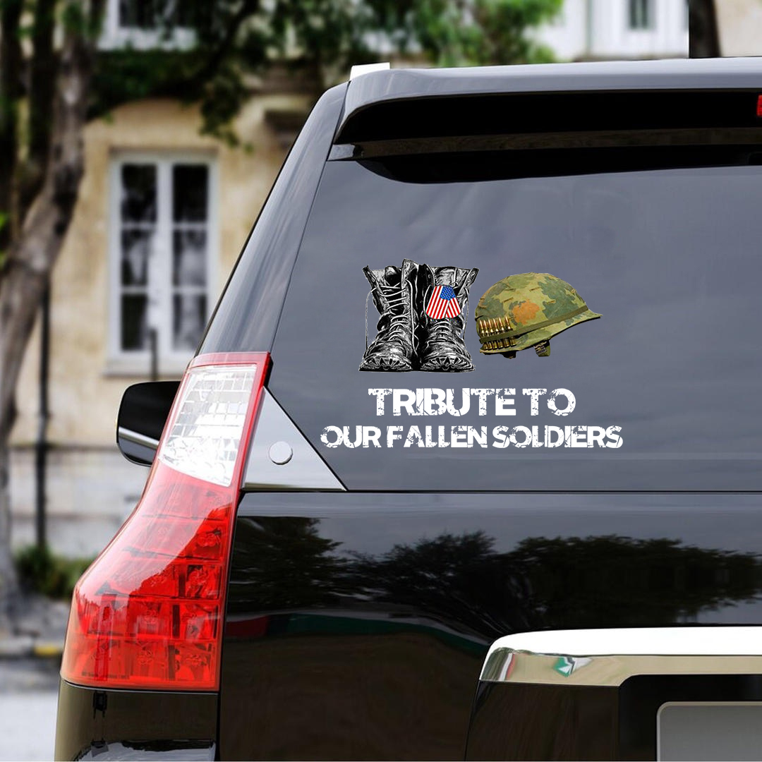 Tribute To Our Fallen Heroes Veterans Stickers