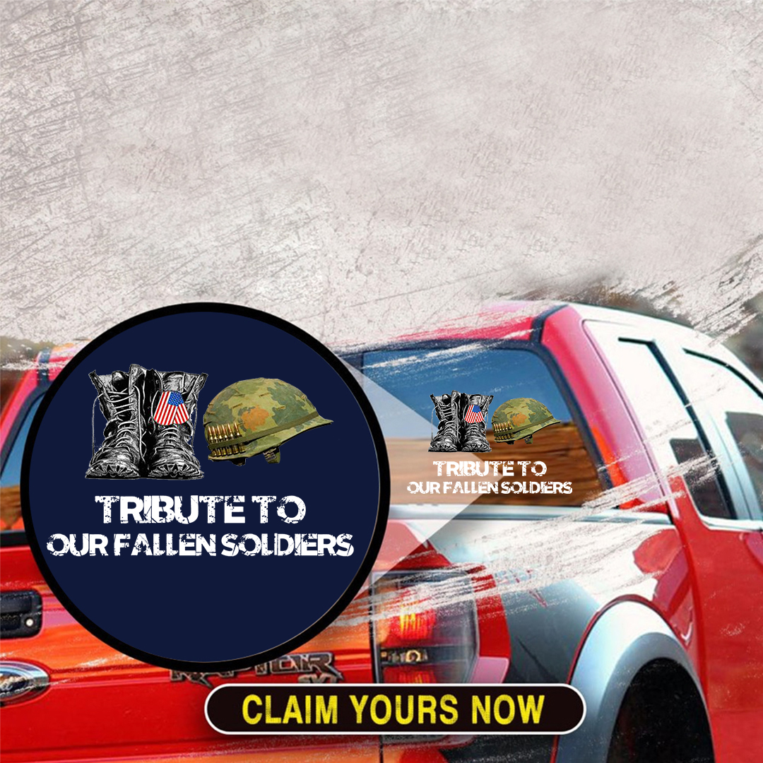 Tribute To Our Fallen Heroes Veterans Stickers