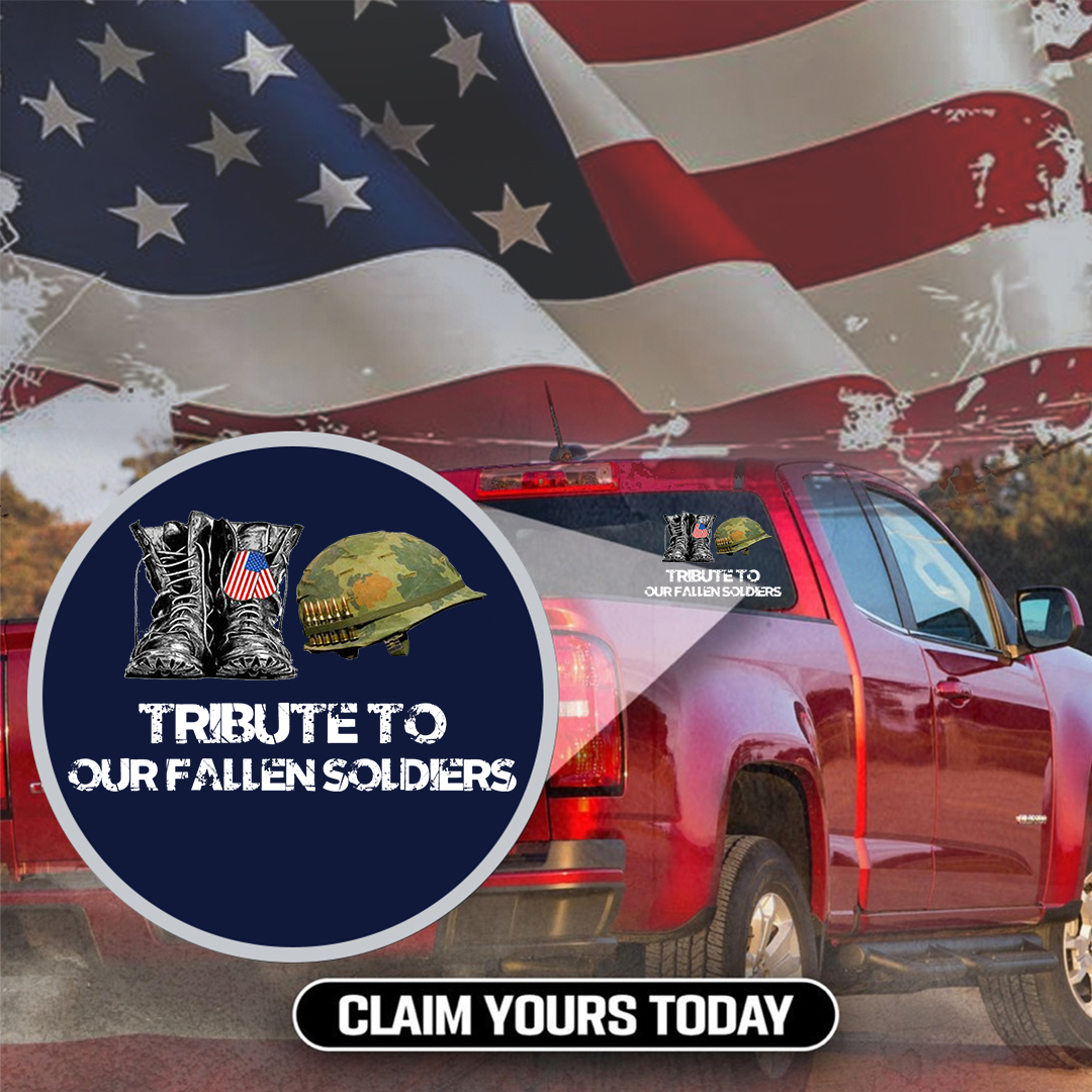 Tribute To Our Fallen Heroes Veterans Stickers