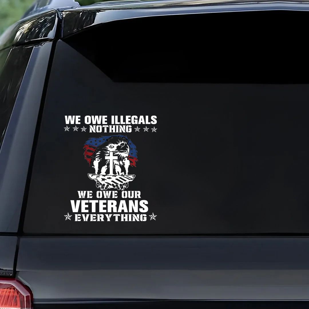 We Owe Veterans Veterans Stickers