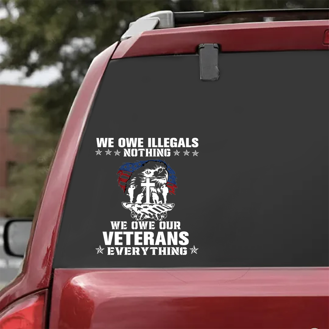 We Owe Veterans Veterans Stickers