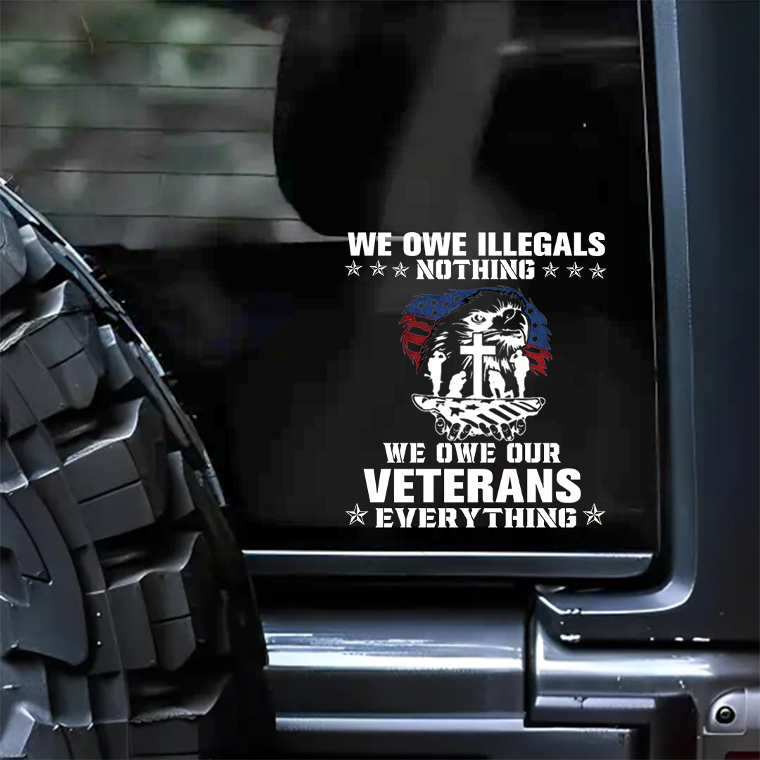 We Owe Veterans Veterans Stickers