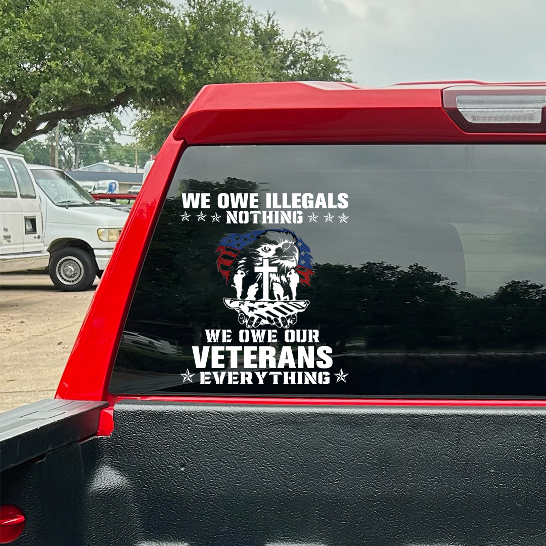 We Owe Veterans Veterans Stickers