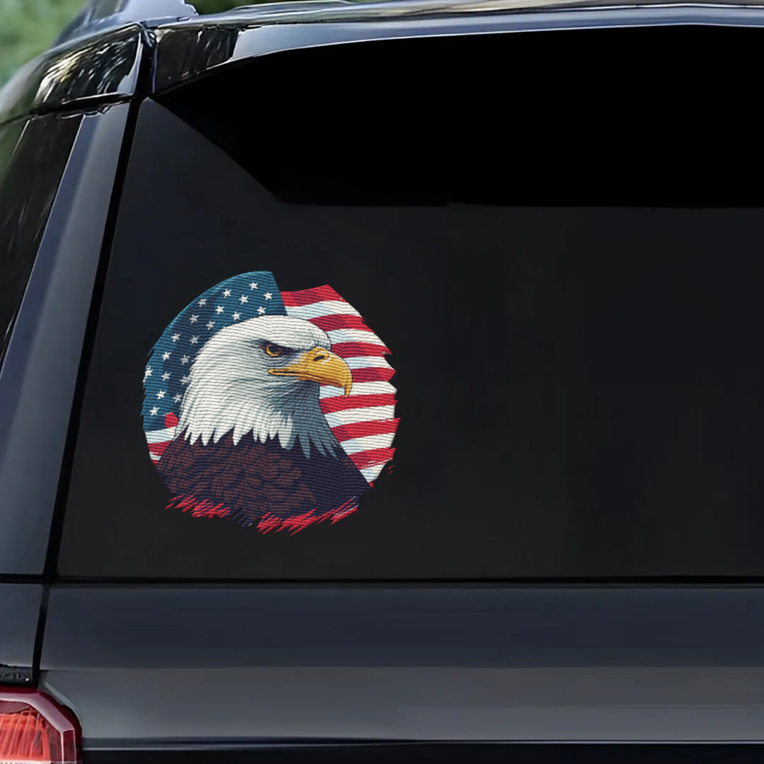 Eagle of Freedom Veterans Stickers-Memorial Day Sticker