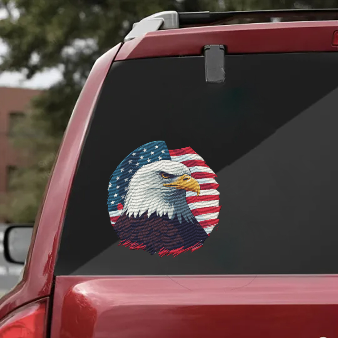 Eagle of Freedom Veterans Stickers-Memorial Day Sticker