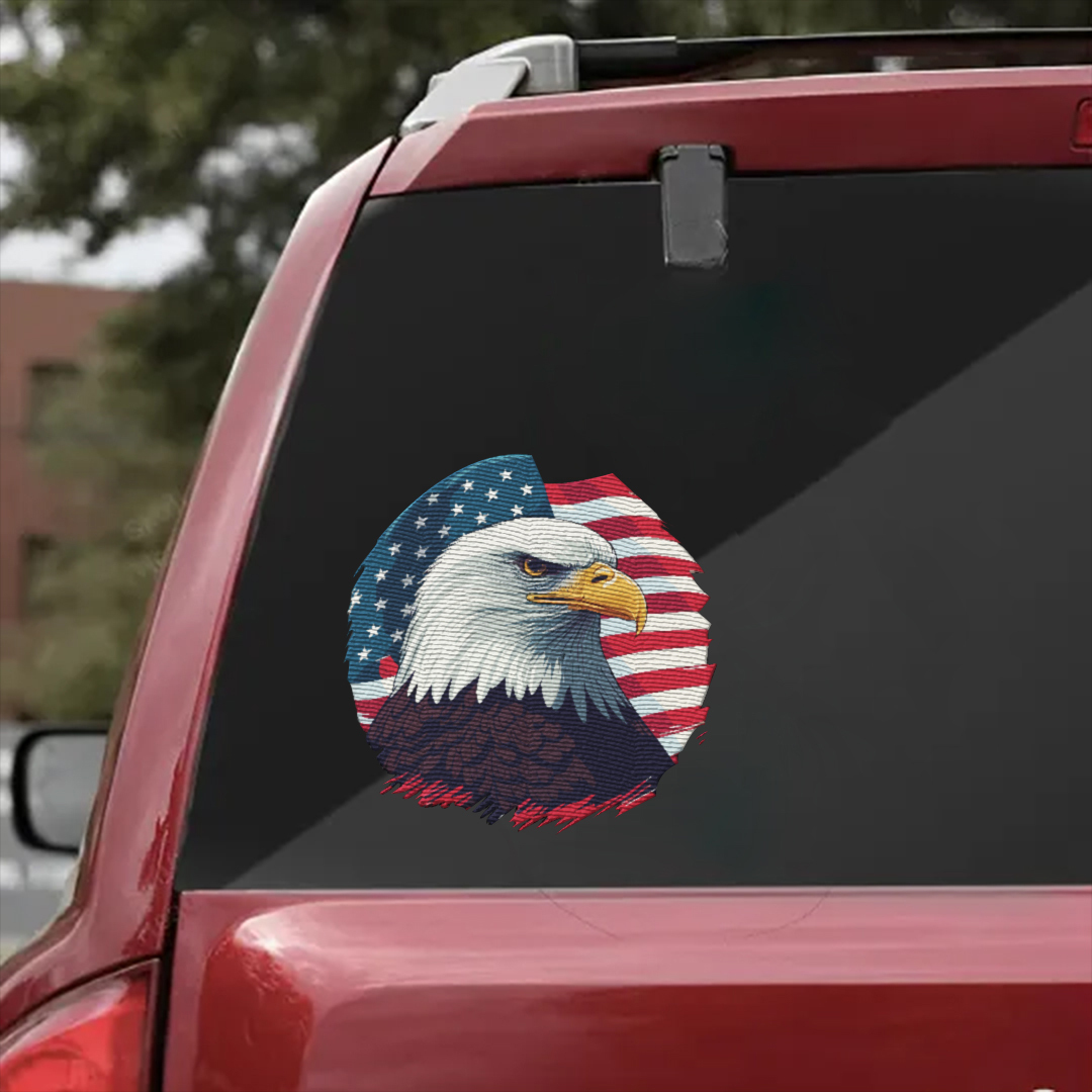 Eagle of Freedom Veterans Stickers-Memorial Day Sticker