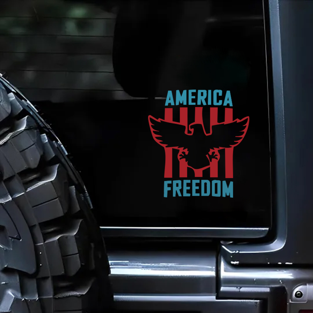 American Freedom Veterans Stickers-Memorial Day Sticker
