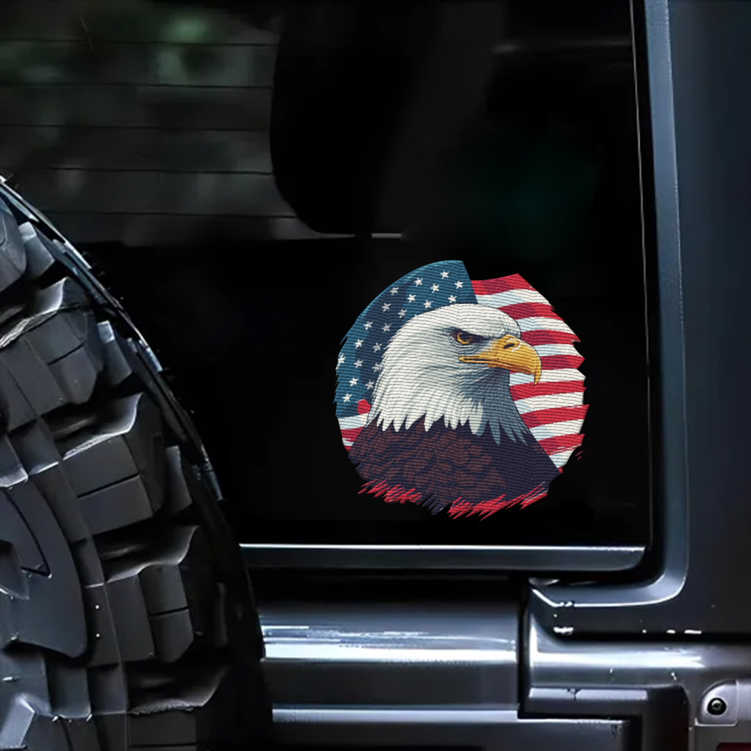 Eagle of Freedom Veterans Stickers-Memorial Day Sticker