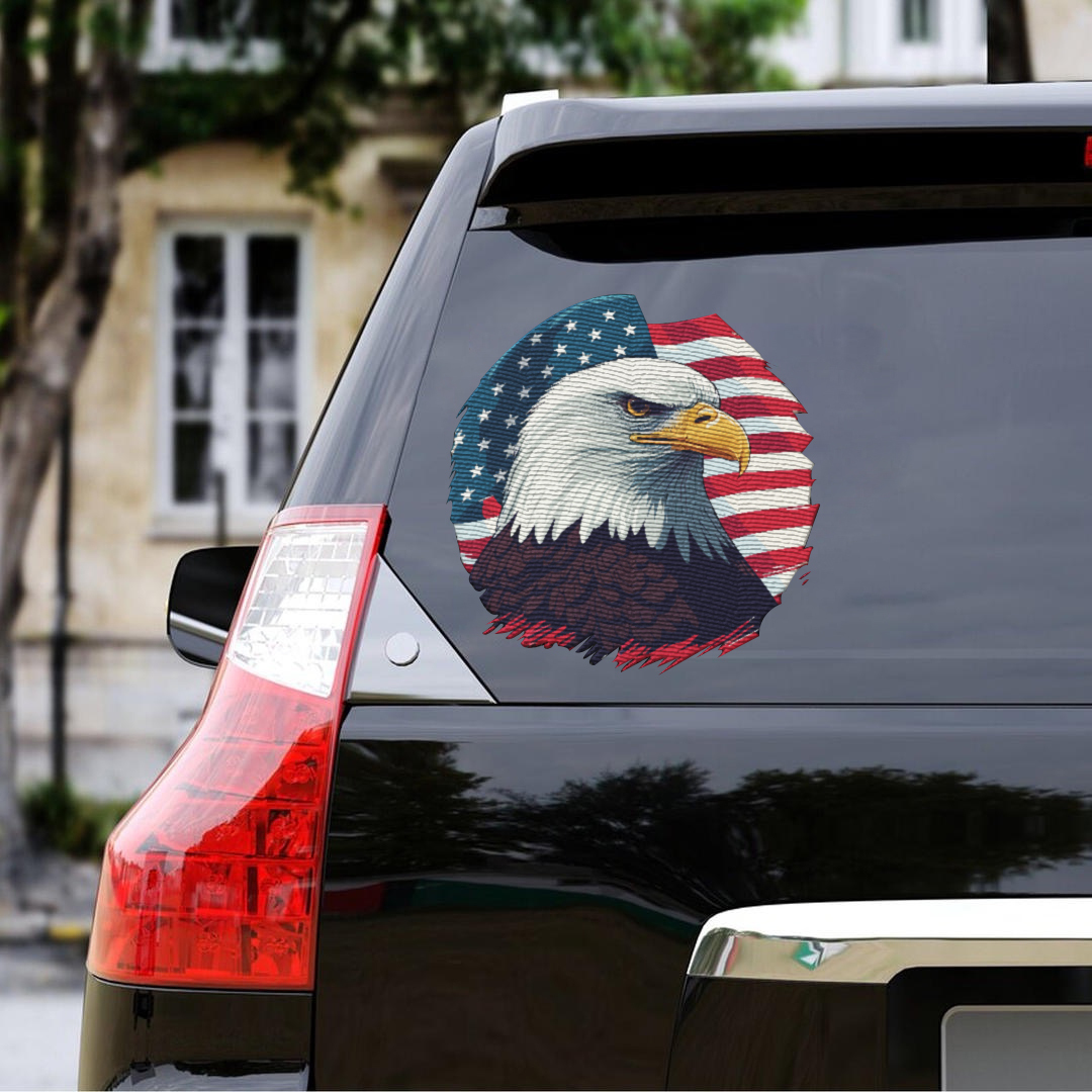 Eagle of Freedom Veterans Stickers-Memorial Day Sticker