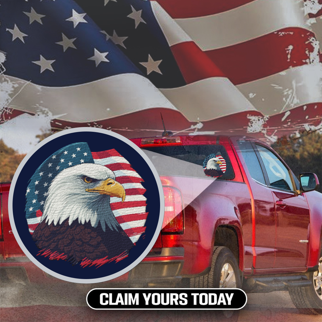 Eagle of Freedom Veterans Stickers-Memorial Day Sticker