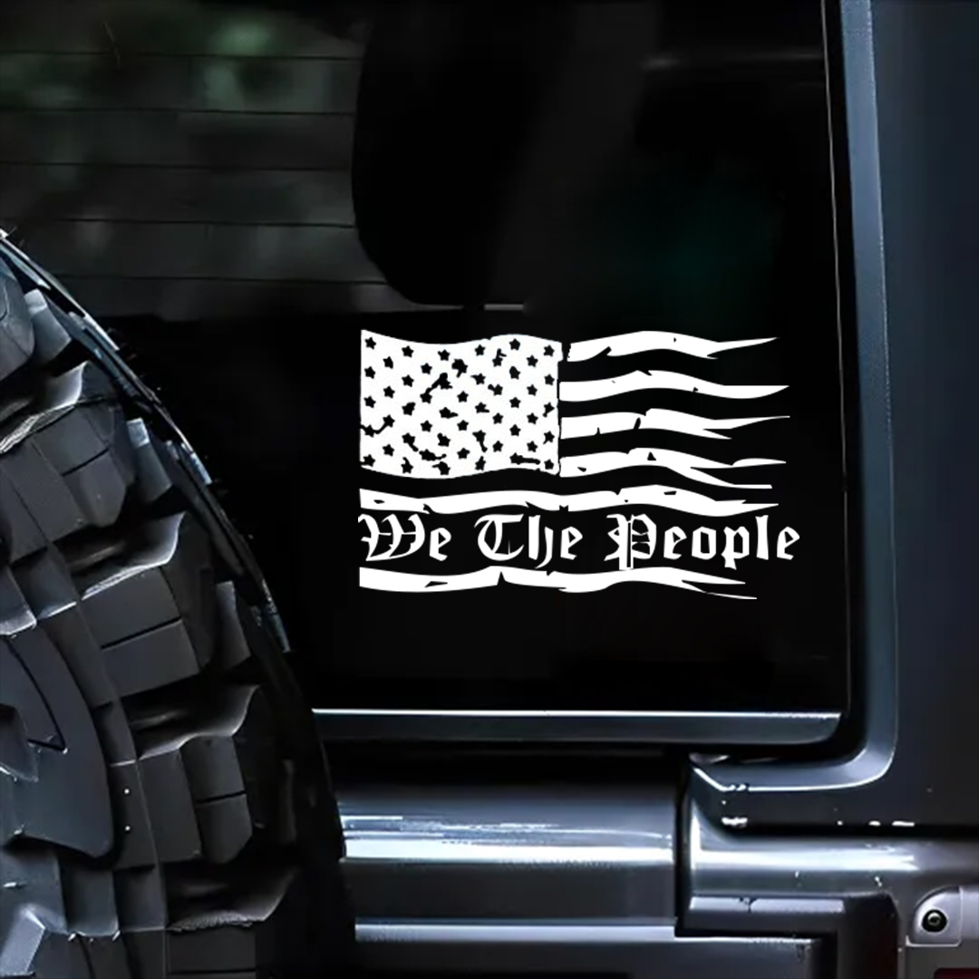 We The People Veterans Stickers-Memorial Day Sticker