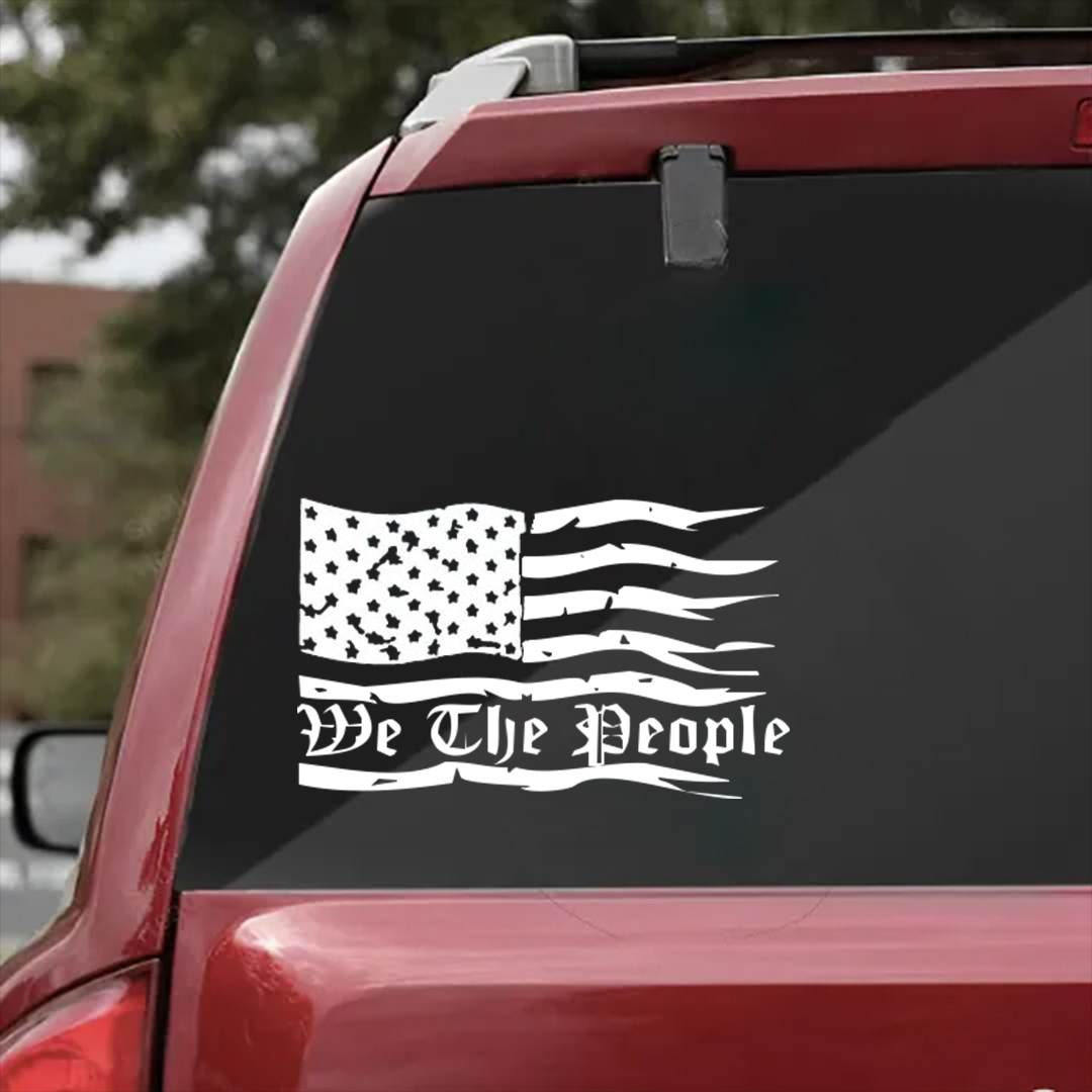 We The People Veterans Stickers-Memorial Day Sticker