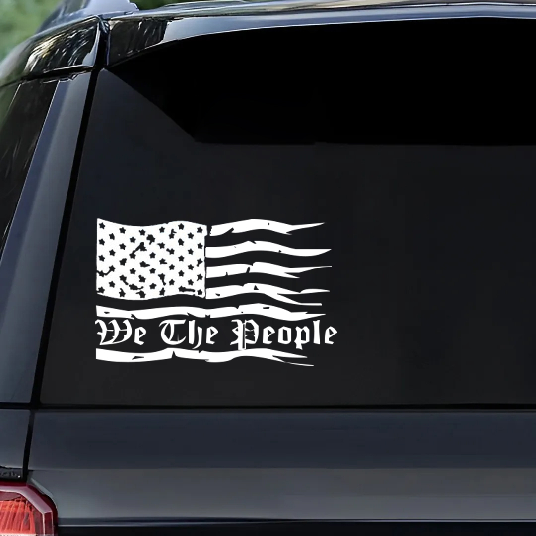 We The People Veterans Stickers-Memorial Day Sticker