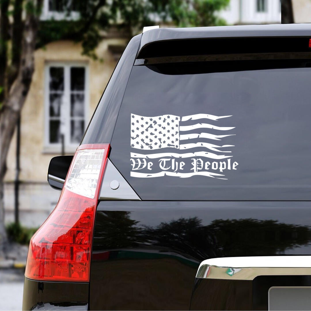 We The People Veterans Stickers-Memorial Day Sticker