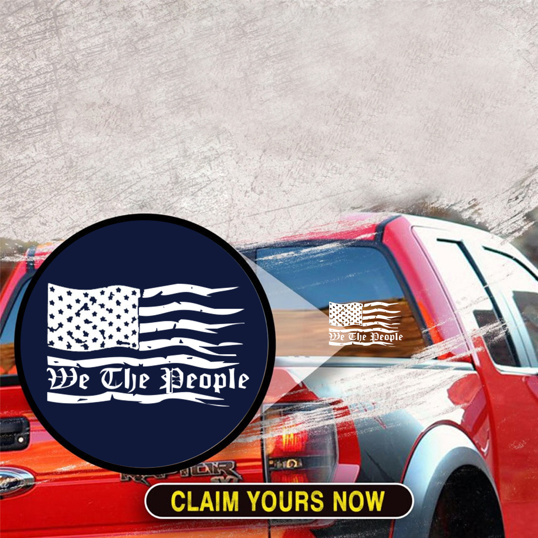 We The People Veterans Stickers-Memorial Day Sticker