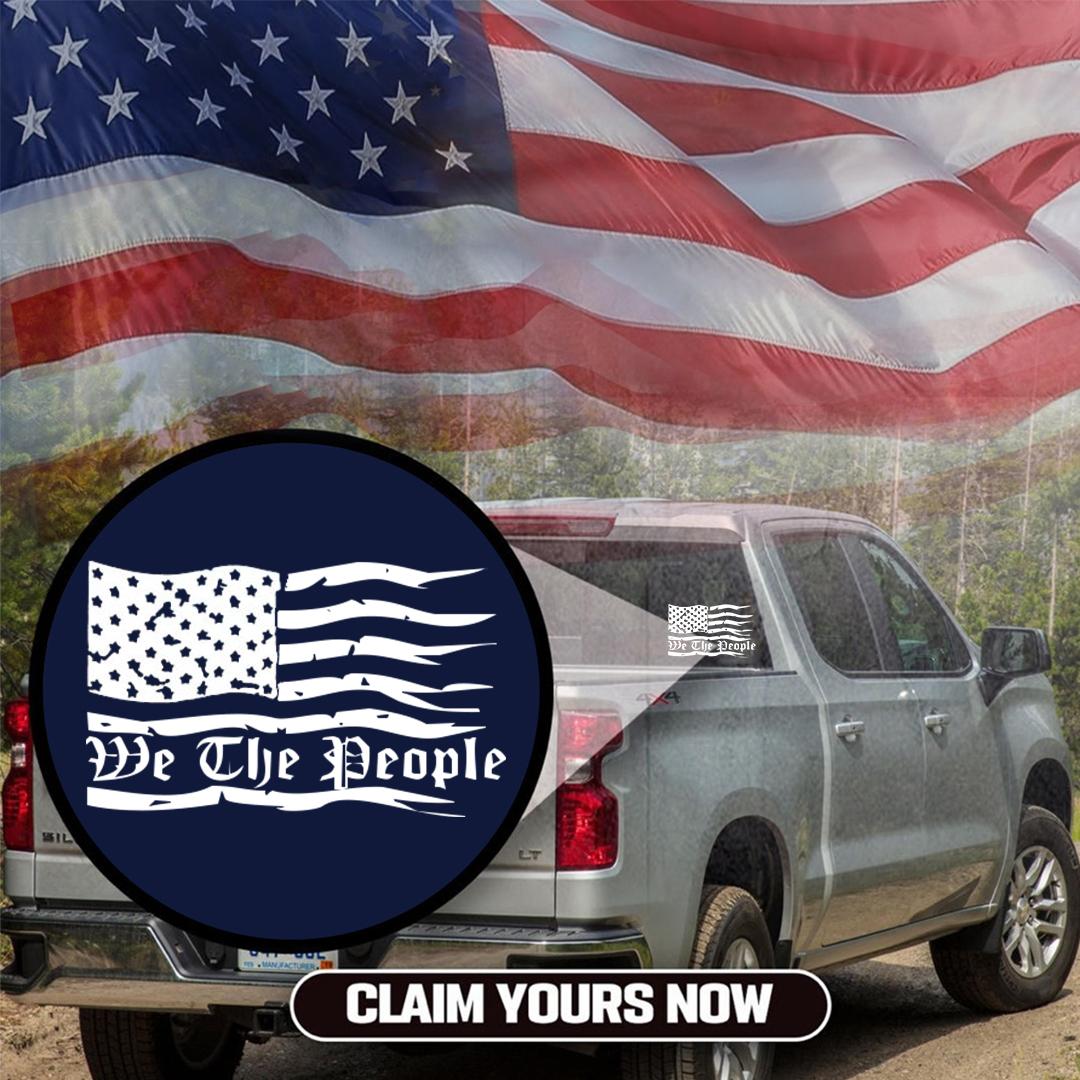 We The People Veterans Stickers-Memorial Day Sticker