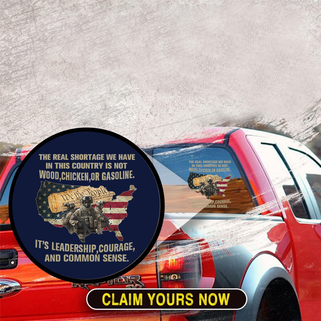 Real Shortage We Have Veterans Stickers-Independence Day Sticker