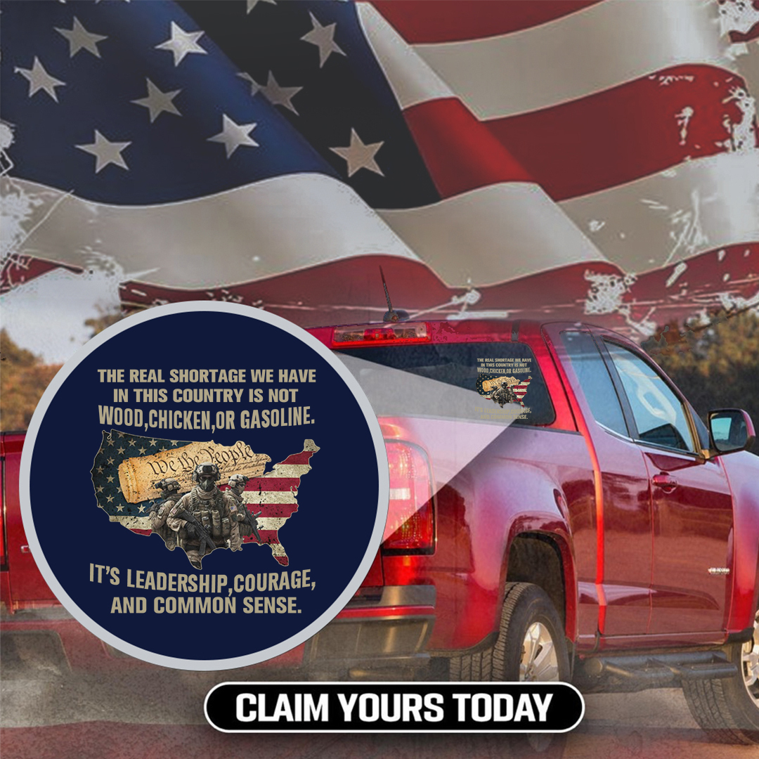 Real Shortage We Have Veterans Stickers-Independence Day Sticker