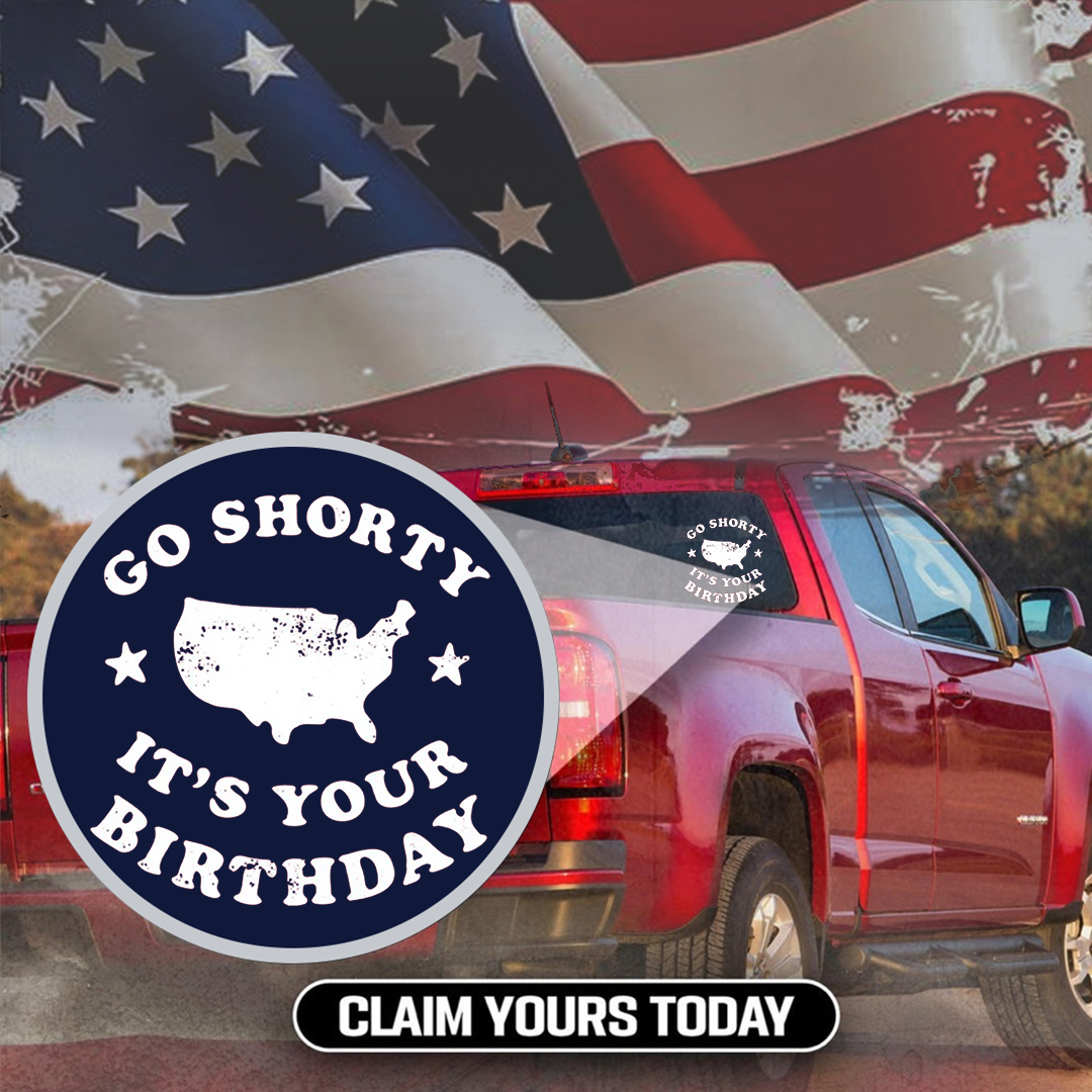 It Is Your Birthday Veterans Stickers-Independence Day Sticker
