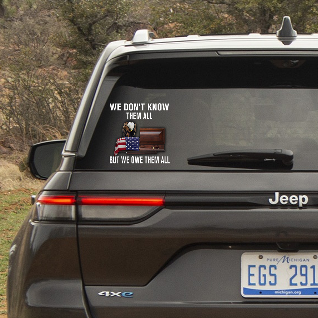 Mourning For Fallen Heroes Veterans Stickers