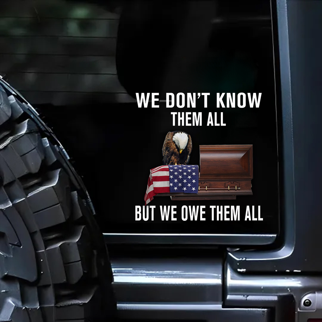 Mourning For Fallen Heroes Veterans Stickers