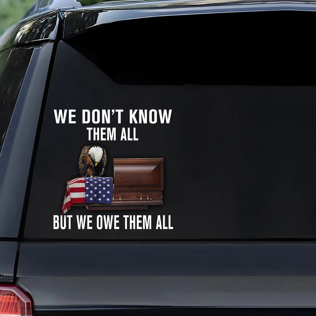 Mourning For Fallen Heroes Veterans Stickers