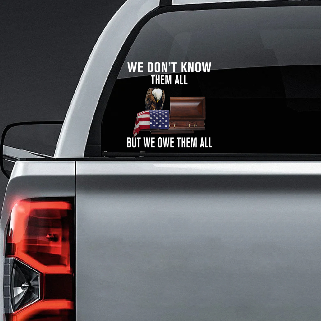 Mourning For Fallen Heroes Veterans Stickers