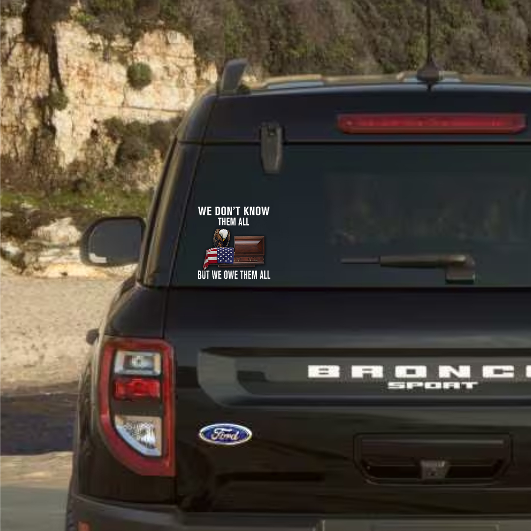 Mourning For Fallen Heroes Veterans Stickers