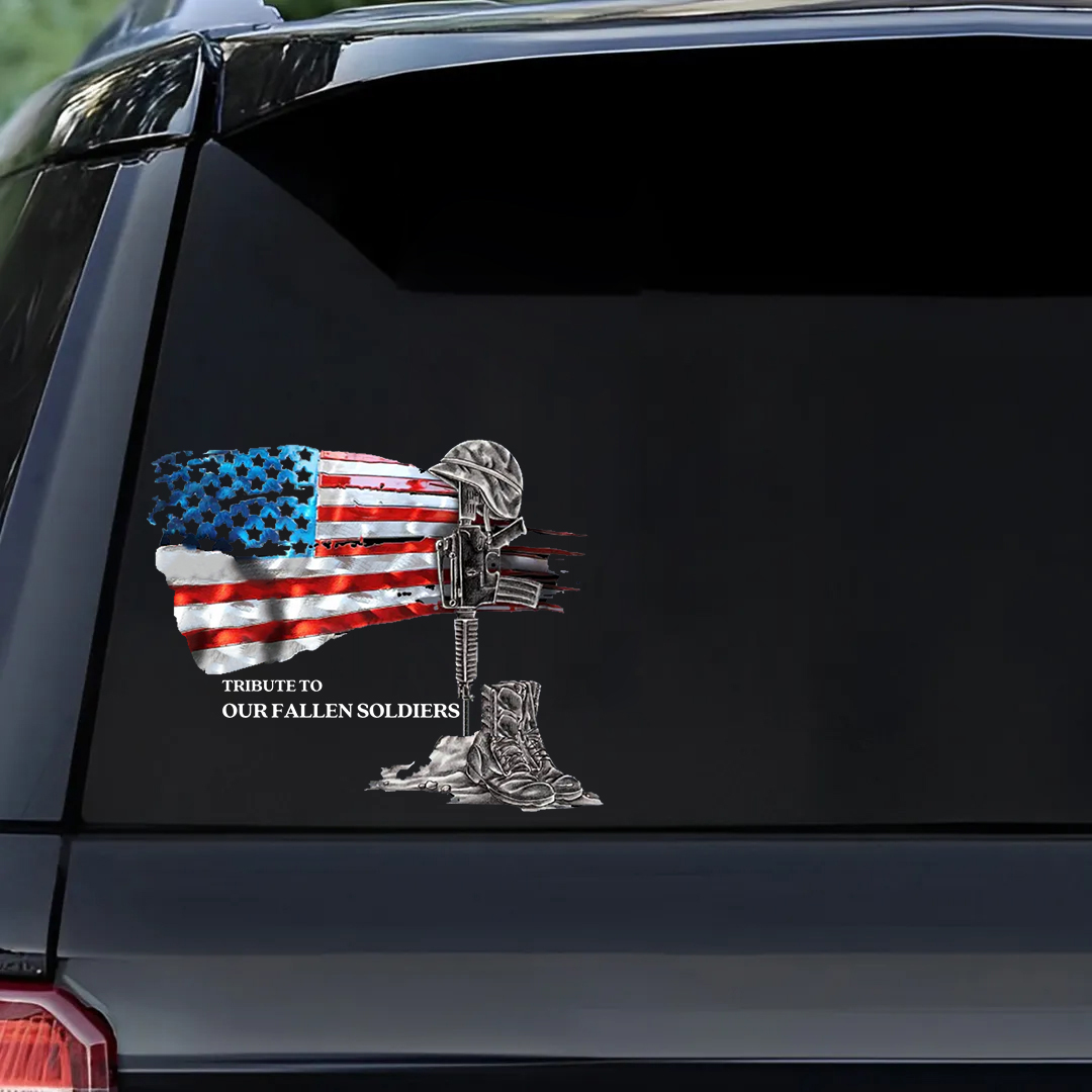 Tribute To Our Fallen Heroes Veterans Stickers