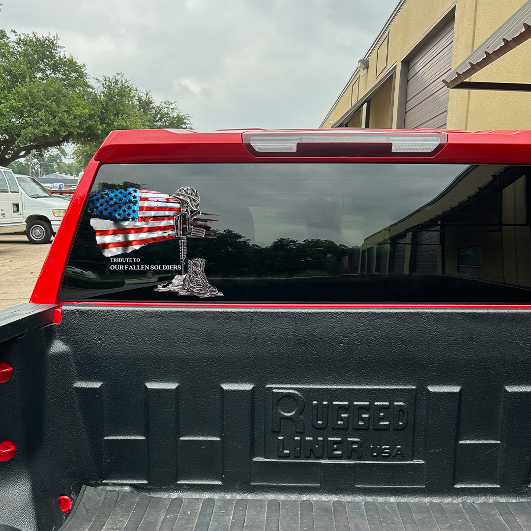 Tribute To Our Fallen Heroes Veterans Stickers