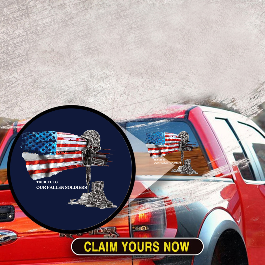 Tribute To Our Fallen Heroes Veterans Stickers