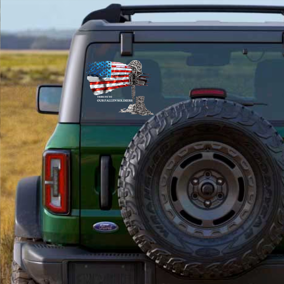 Tribute To Our Fallen Heroes Veterans Stickers