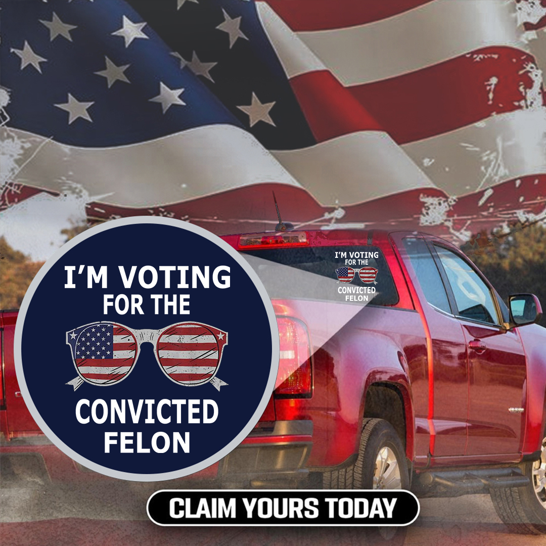 Shout Out To The Convicted Felon Veterans Stickers-Independence Day Sticker