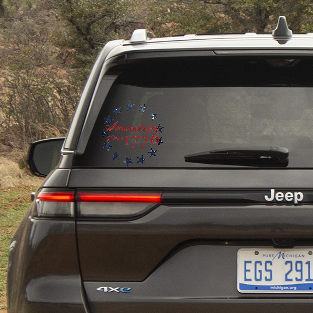 American Since 1776 Veterans Stickers-Independence Day Sticker
