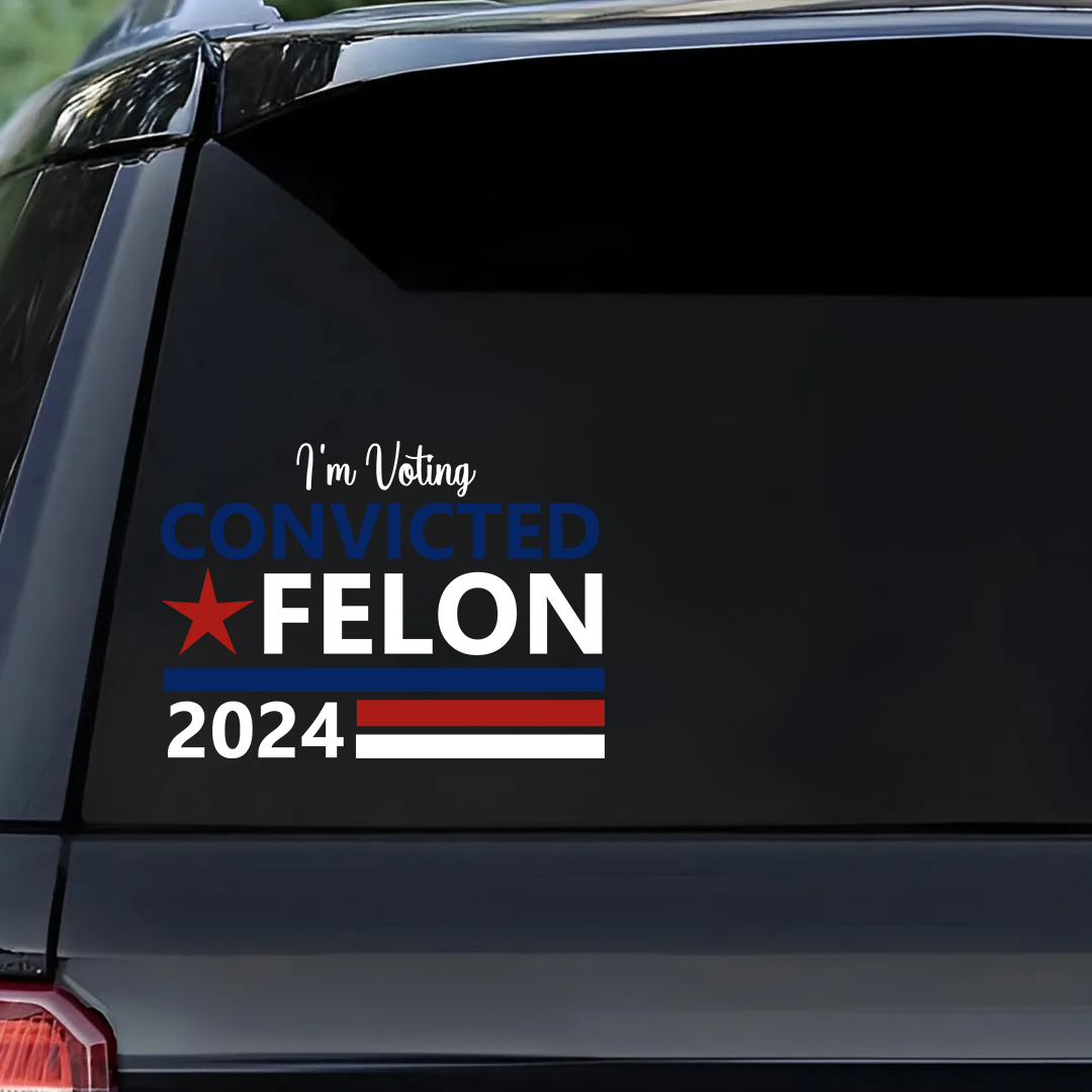 We Shout Out To The Convicted Felon Veterans Stickers-Independence Day Sticker