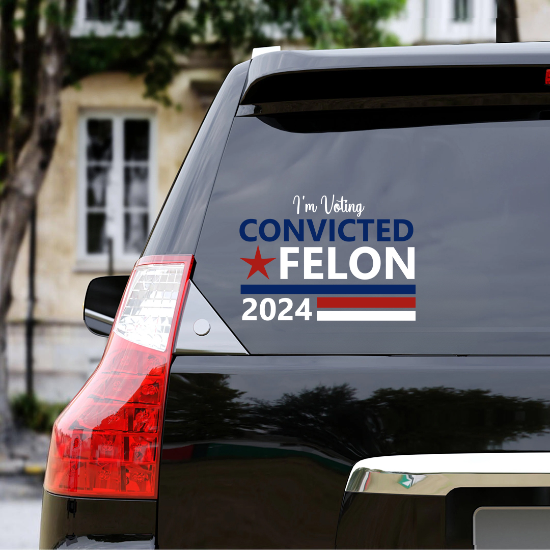 We Shout Out To The Convicted Felon Veterans Stickers-Independence Day Sticker