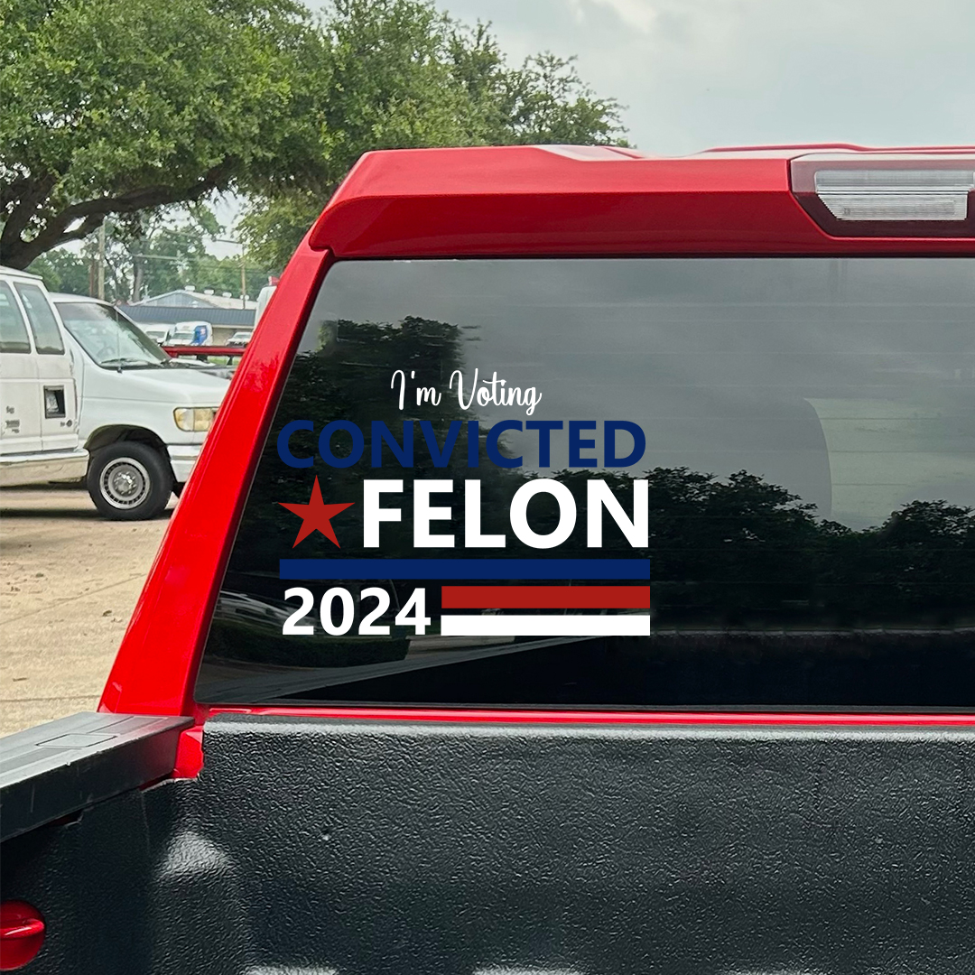 We Shout Out To The Convicted Felon Veterans Stickers-Independence Day Sticker