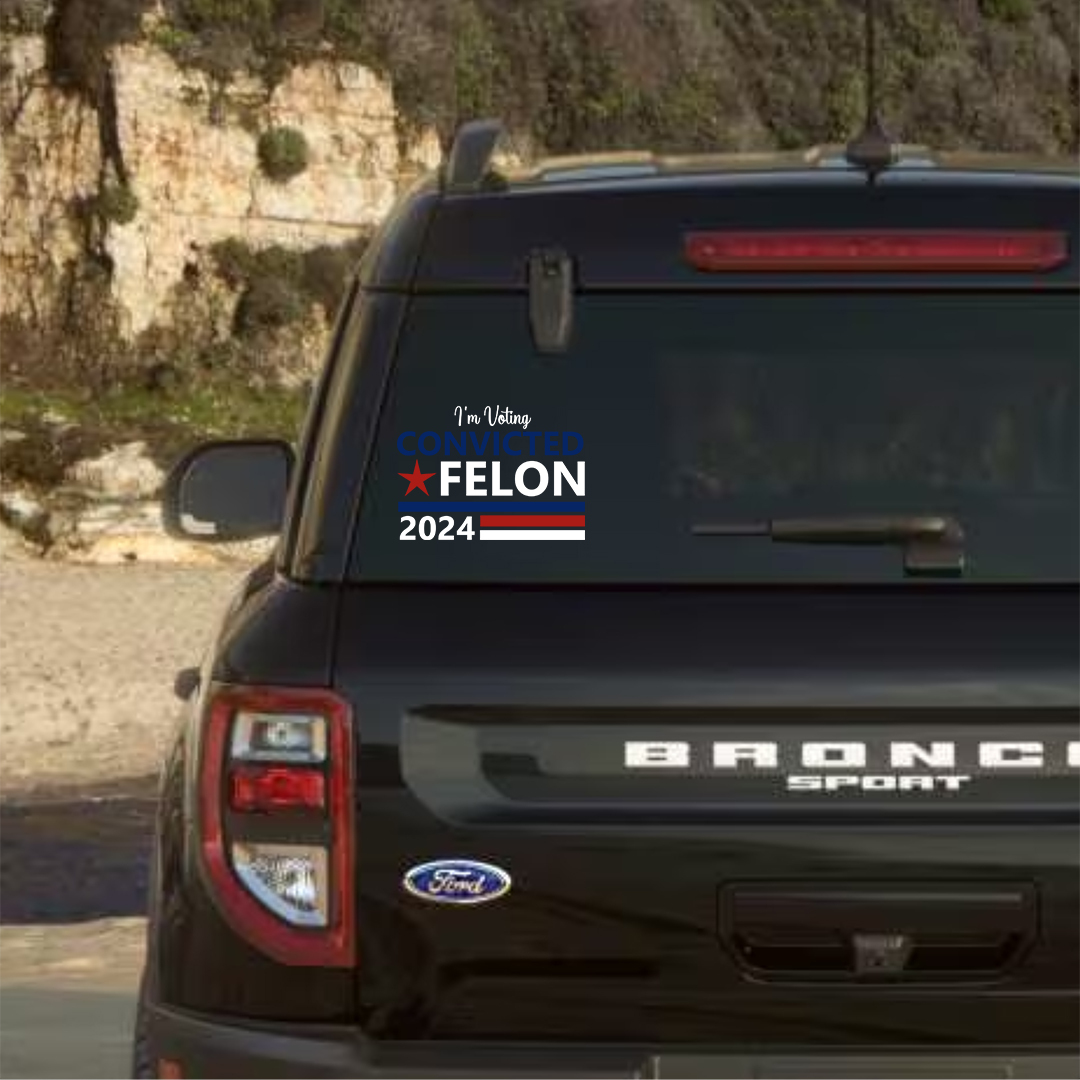 We Shout Out To The Convicted Felon Veterans Stickers-Independence Day Sticker