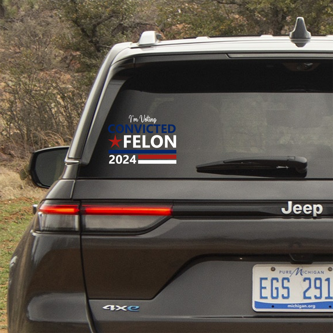 We Shout Out To The Convicted Felon Veterans Stickers-Independence Day Sticker