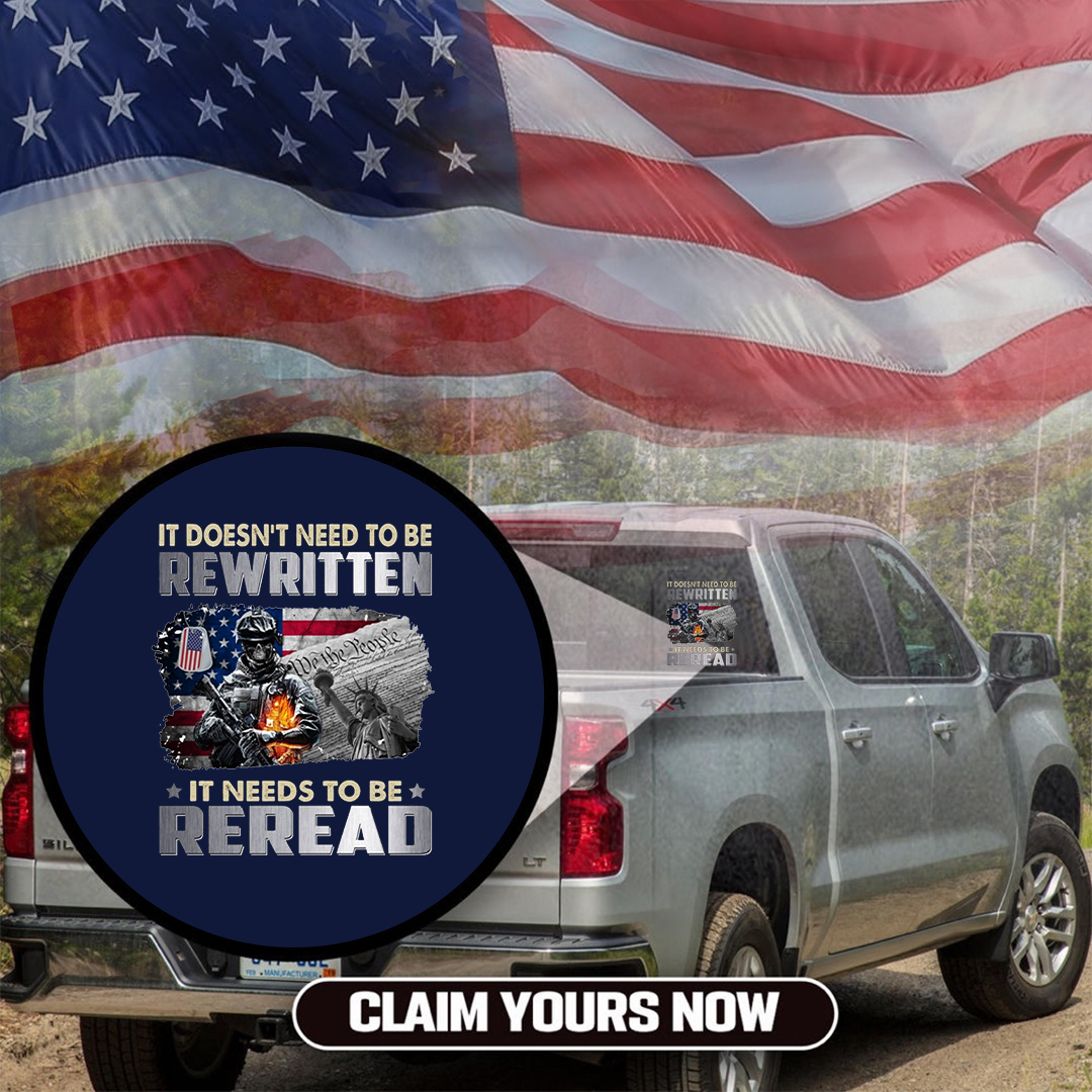 It Needs To Be Reread Now Stickers-Independence Day Sticker