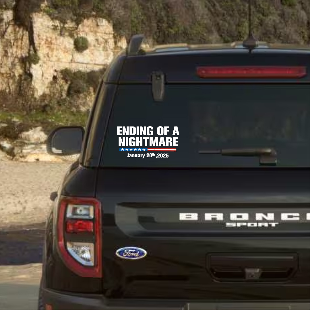 Ending Of A Nightmare Veterans Stickers-Independence Day Sticker