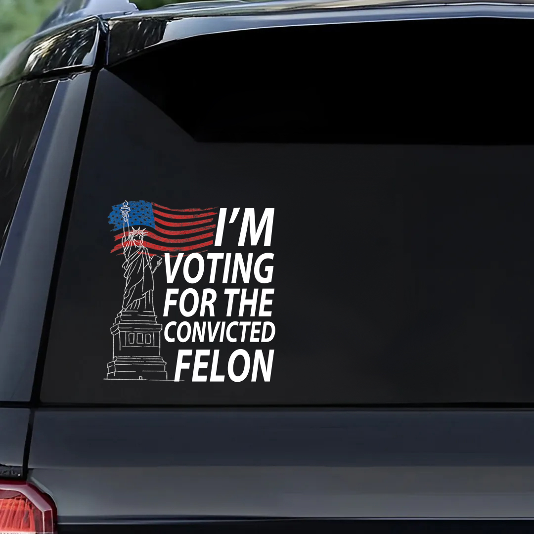 For The Felon Stickers-Independence Day Sticker