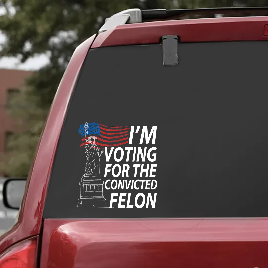 For The Felon Stickers-Independence Day Sticker