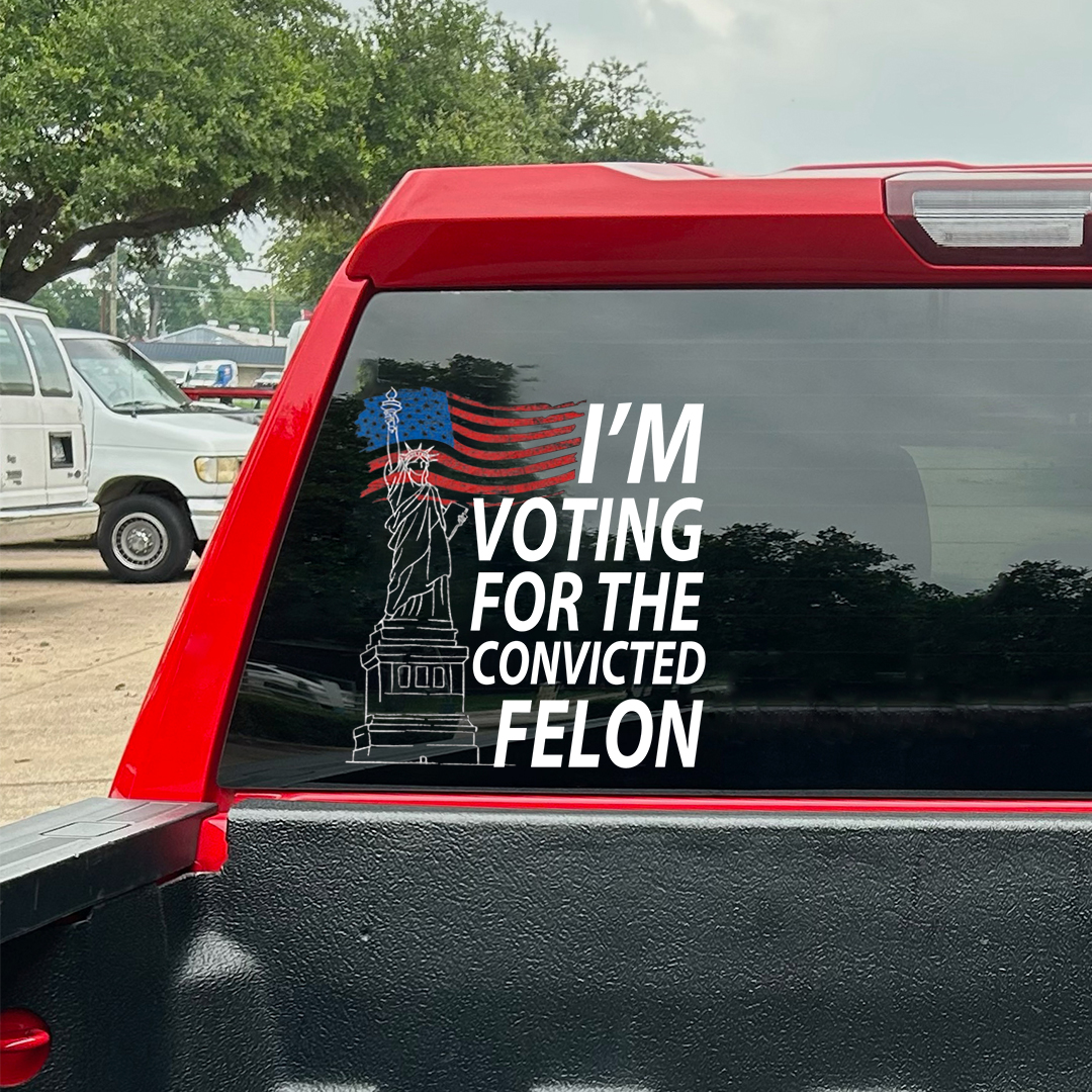 For The Felon Stickers-Independence Day Sticker