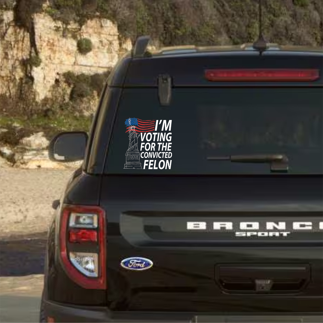 For The Felon Stickers-Independence Day Sticker